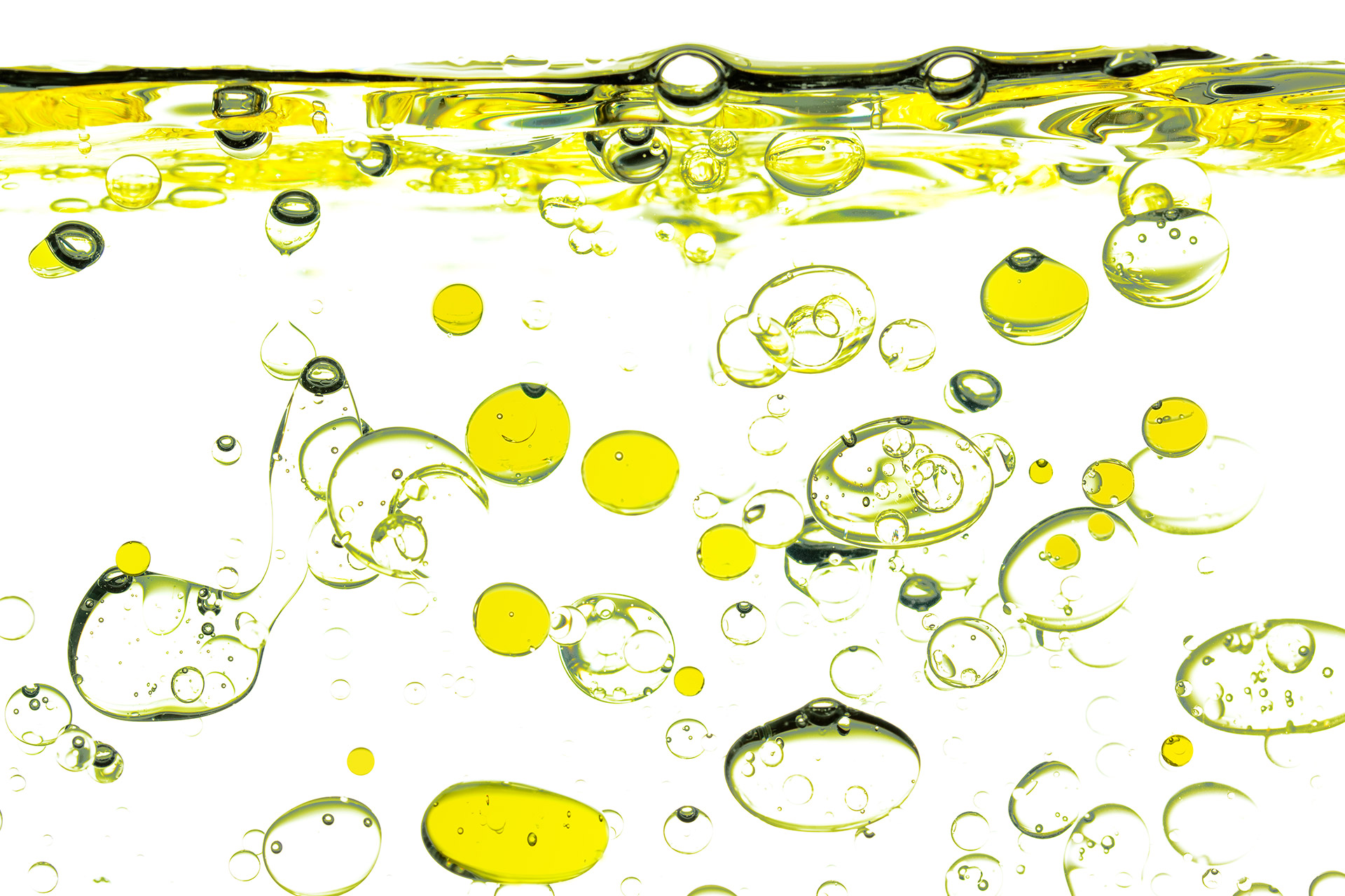Oil bubbles