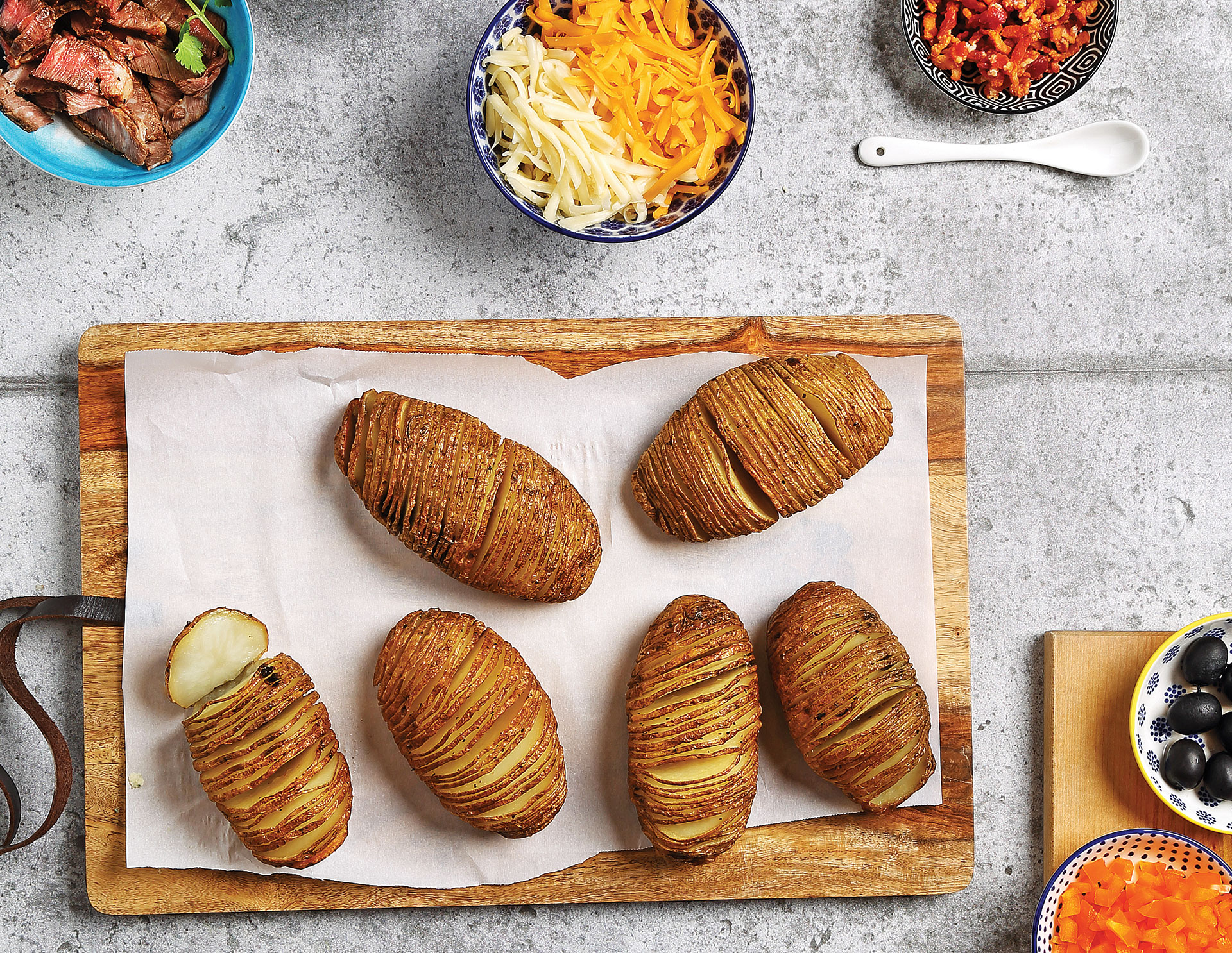 Hasselback Potatoes recipe