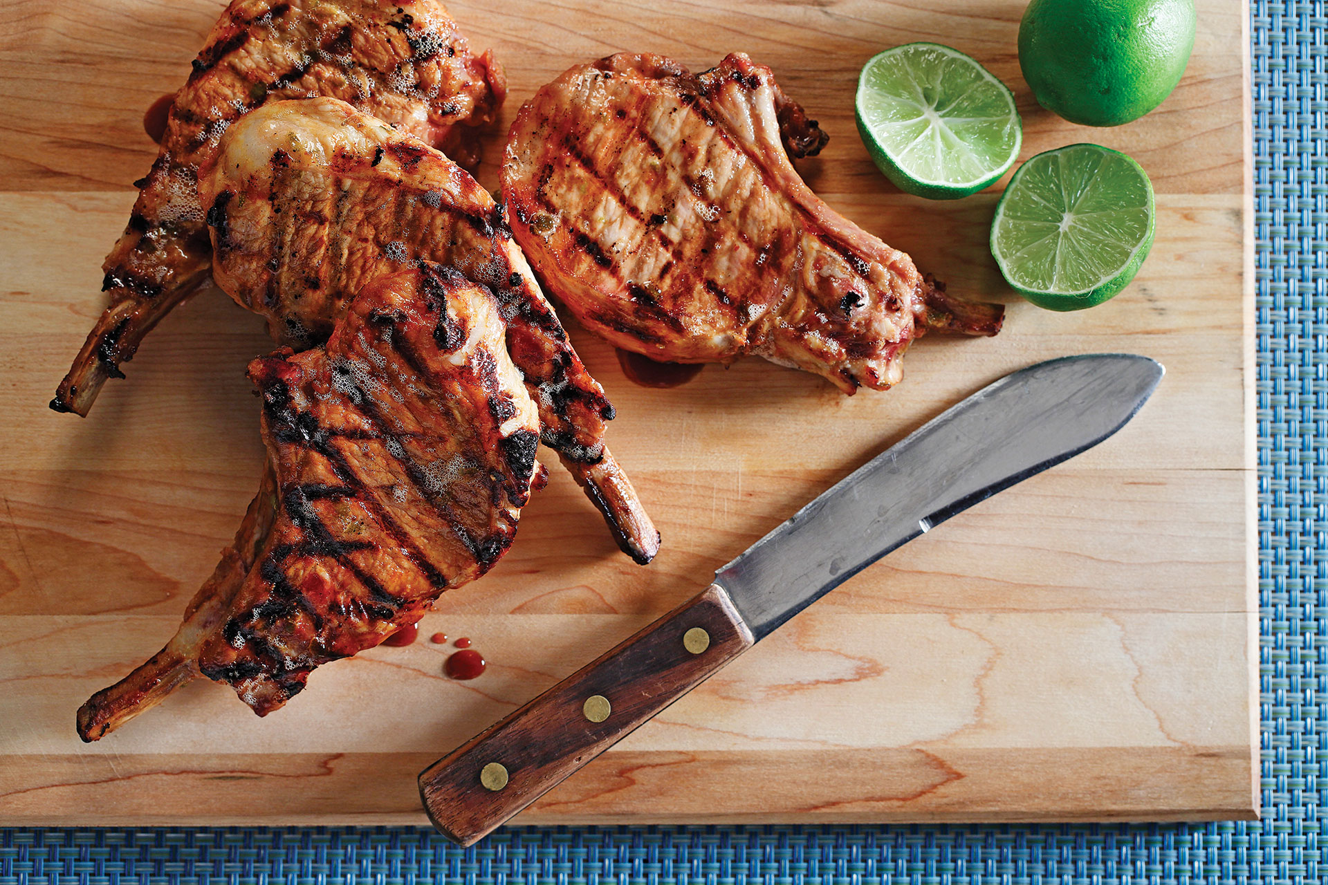 Honey Lime Marinated Pork Chops Recipe