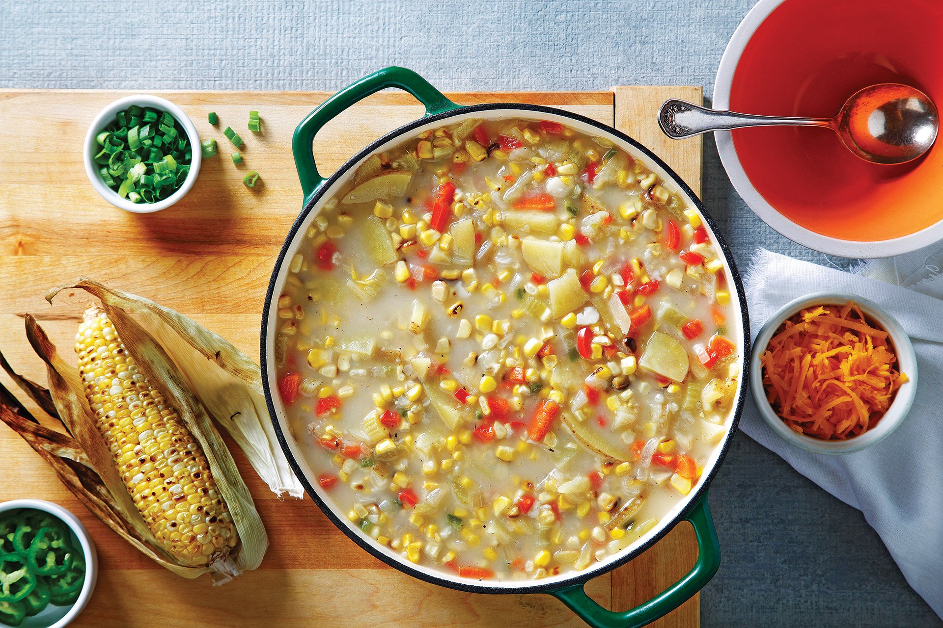 Smoky Corn Chowder recipe