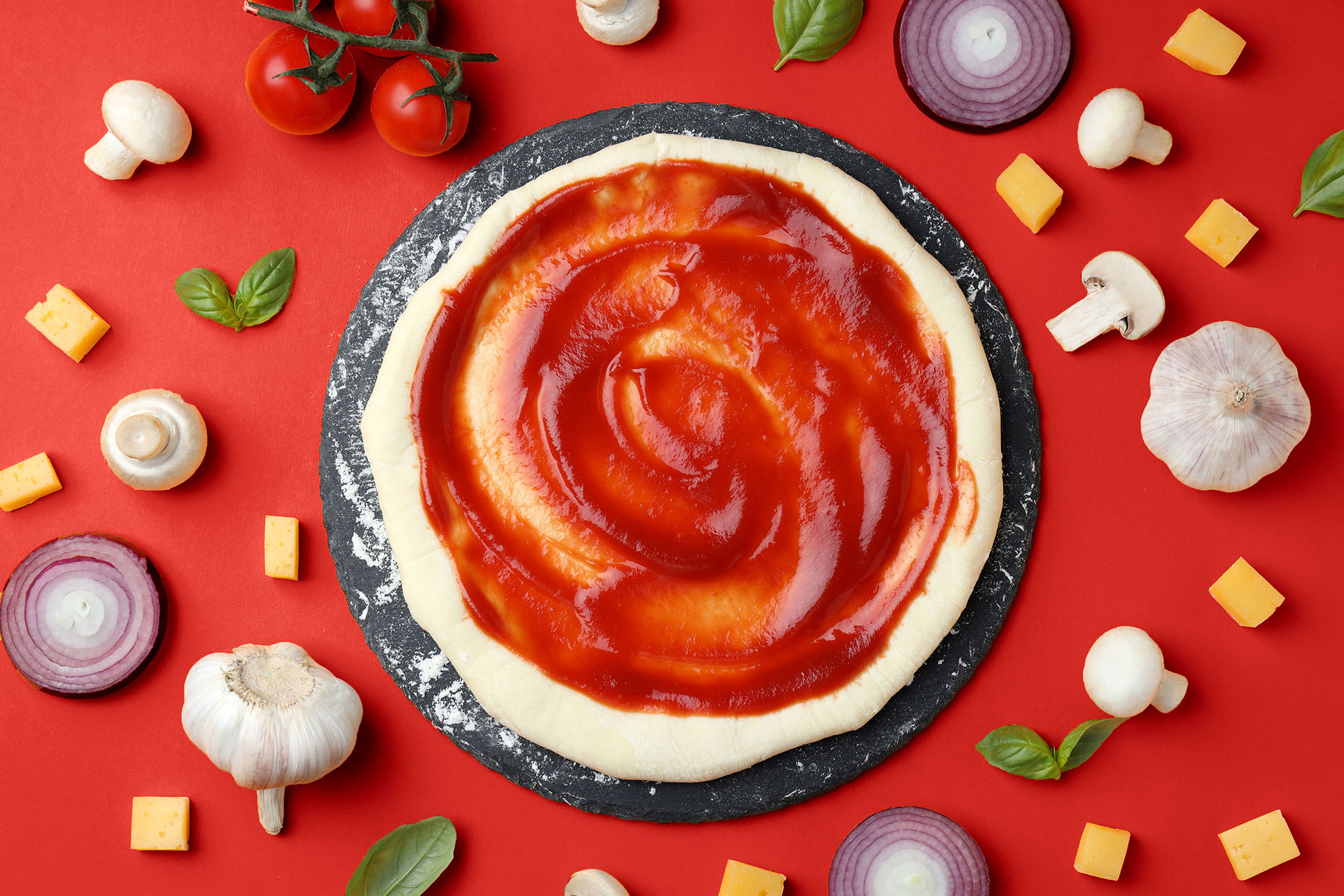 homemade pizza dough