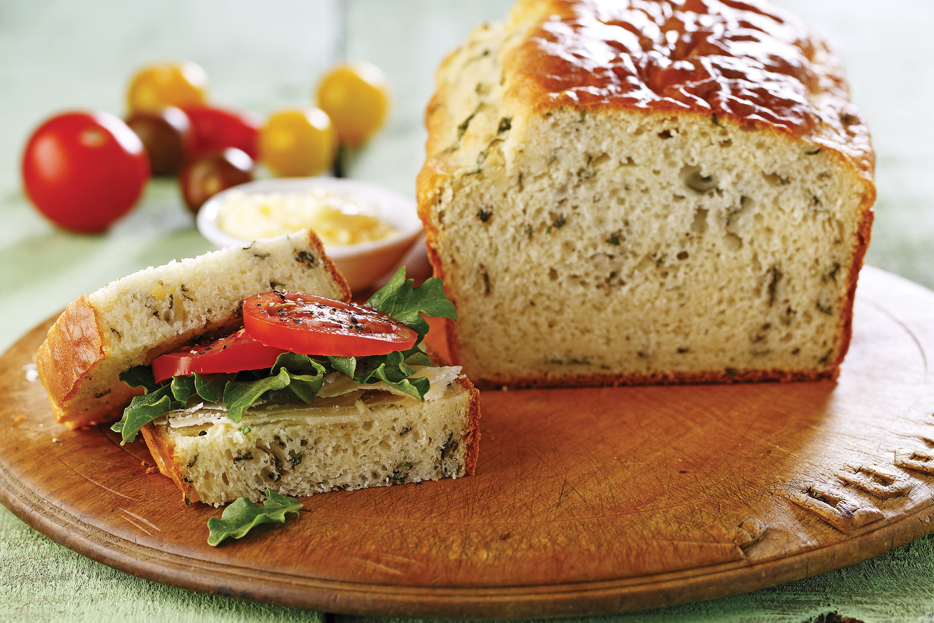 Quick Basil Bread