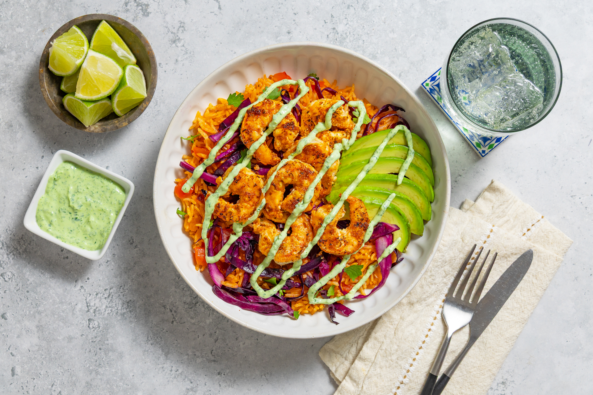 Blackened Shrimp Bowl recipe