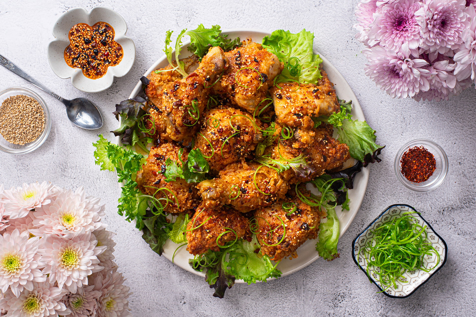 Crispy Chili Honey Fried Chicken recipe